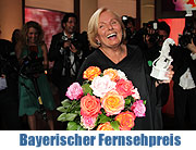 Verleihung des Bayerischen Fernsehpreis 2013 am 17.05.2013 im Prinzregententheater. Der BLAUE PANTHER 2013 - Ehrenpreis für Ruth Maria Kubitschek & Nachwuchsförderpreis an Alicia von Rittberg